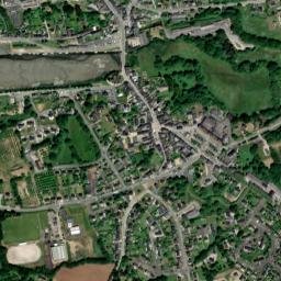 Le Faou map(satellite map)