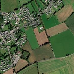 Cléden-Poher map(satellite map)