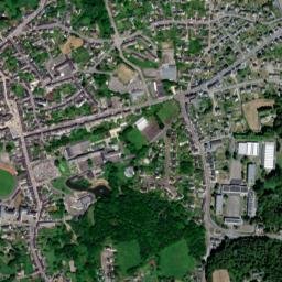 Rostrenen map(satellite map)