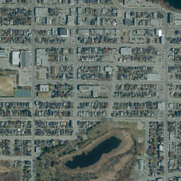 Rouyn-Noranda map(satellite map)