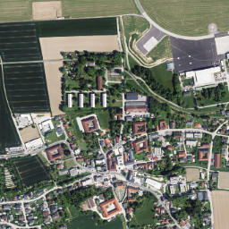 Hörsching map(satellite map)