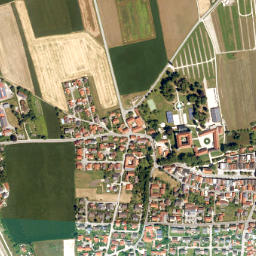 Tüßling map(satellite map)