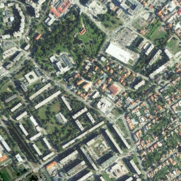 Levice map(satellite map)