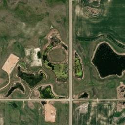Mountrail County map(satellite map)