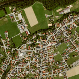 Hiltenfingen map(satellite map)