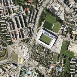 Favoriten map(satellite map)