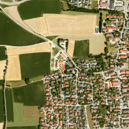 Anzing map(satellite map)