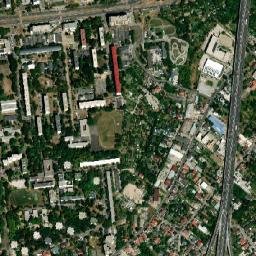 Okres Bratislava II map(satellite map)