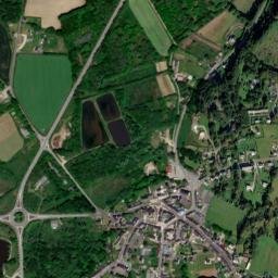 Plouray map(satellite map)