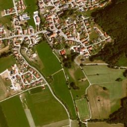Kirchhaslach map(satellite map)