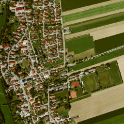 Langerringen map(satellite map)
