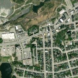 Kirkland Lake map(satellite map)