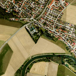 Schöngeising map(satellite map)