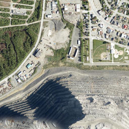 Malartic map(satellite map)