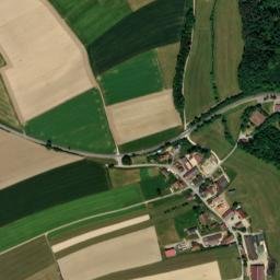 Gutenzell-Hürbel map(satellite map)