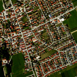 Hurlach map(satellite map)