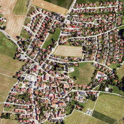 Eresing map(satellite map)
