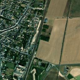 Artenay map(satellite map)
