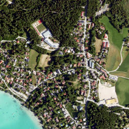 Wörthsee map(satellite map)