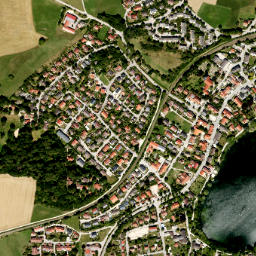 Weßling map(satellite map)