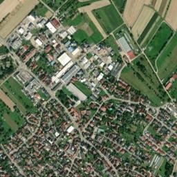 Vörstetten map(satellite map)