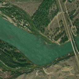 4506-4592 MT-13 Wolf Point MT High Resolution Satellite Map