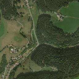Gütenbach map(satellite map)