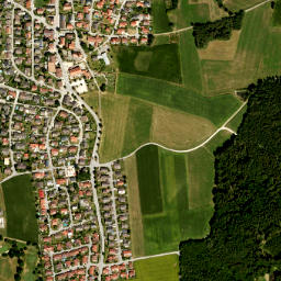 Pfaffing map(satellite map)