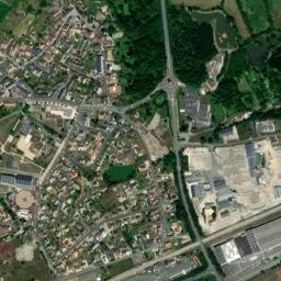 Champagné map(satellite map)