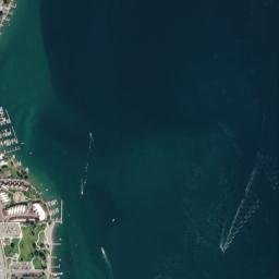 Lakeside map(satellite map)