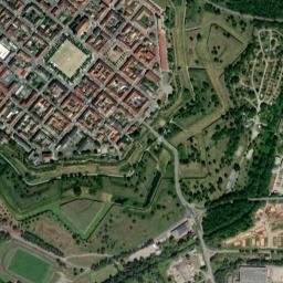 Neuf-Brisach map(satellite map)