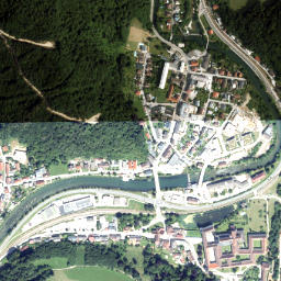 Lilienfeld map(satellite map)