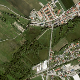 Moosbrunn map(satellite map)