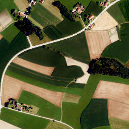 Schonstett map(satellite map)