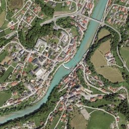 Grünburg map(satellite map)