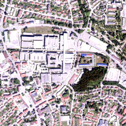 Traunreut map(satellite map)