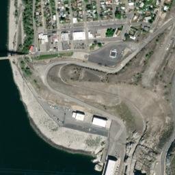 Coulee Dam map(satellite map)