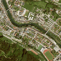 Zell-Markt map(satellite map)