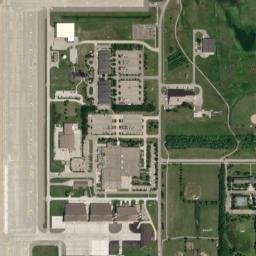 Grand Forks Air Force Base map(satellite map)