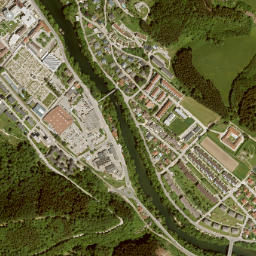 Zell-Arzberg map(satellite map)