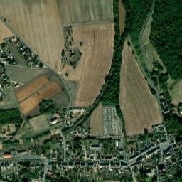 Triguères map(satellite map)