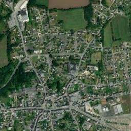 Bannalec map(satellite map)