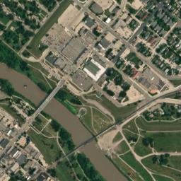 East Grand Forks map(satellite map)