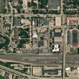 Davis Drive, University of North Dakota, Grand Forks High Resolution Satellite Map