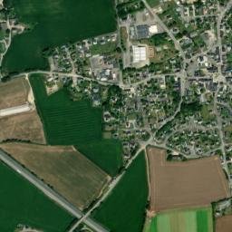 Melgven map(satellite map)