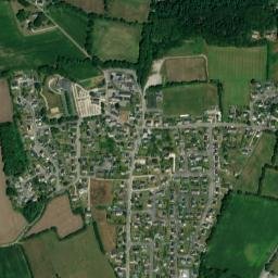 Tréméven map(satellite map)