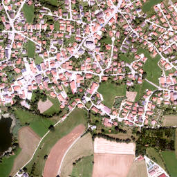 Chieming map(satellite map)
