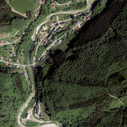 Reichraming map(satellite map)