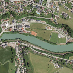 Grossraming map(satellite map)