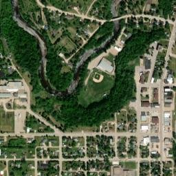 Red Lake Falls map(satellite map)